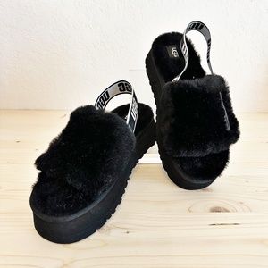 UGG Disco Slide Slipper Black